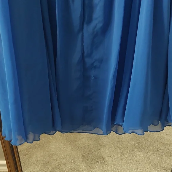 Chi Chi London Silver Sequin Fit and Flare Mini Dress - Picture 5 of 6